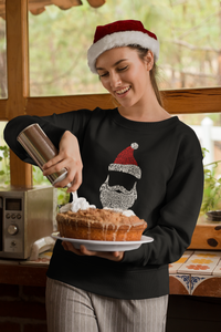 Santa Claus  - Women's Word Art Crewneck Sweatshirt