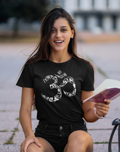 Load image into Gallery viewer, THE OM SYMBOL OUT OF YOGA POSES - Women&#39;s Word Art T-Shirt
