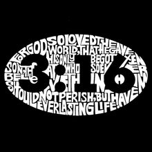 Load image into Gallery viewer, John 3:16 - Small Word Art Tote Bag