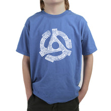 Load image into Gallery viewer, Record Adapter - Boy&#39;s Word Art T-Shirt