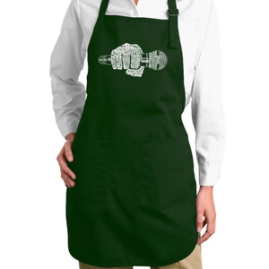 90's Rappers - Full Length Word Art Apron