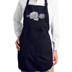 90's Rappers - Full Length Word Art Apron