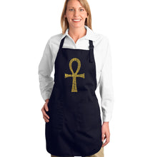 Load image into Gallery viewer, ANKH - Full Length Word Art Apron