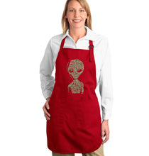 Load image into Gallery viewer, Alien - Full Length Word Art Apron