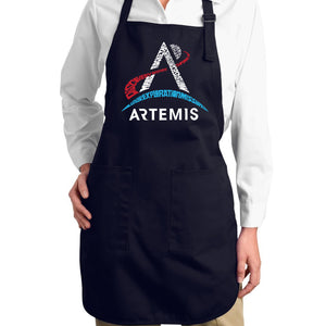 NASA Artemis Logo - Full Length Word Art Apron