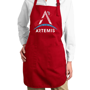 NASA Artemis Logo - Full Length Word Art Apron