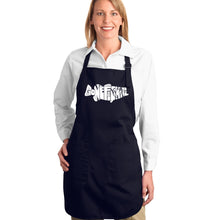 Load image into Gallery viewer, Bass Gone Fishing - Full Length Word Art Apron