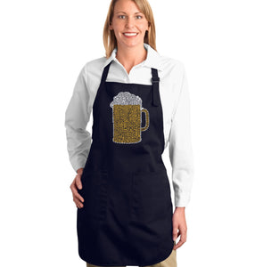 Slang Terms for Being Wasted - Full Length Word Art Apron