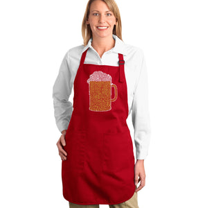 Slang Terms for Being Wasted - Full Length Word Art Apron