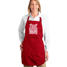 Load image into Gallery viewer, Big Cats - Full Length Word Art Apron