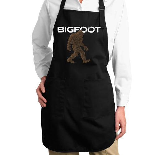 Bigfoot - Full Length Word Art Apron