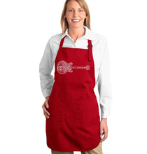 Load image into Gallery viewer, Blues Legends - Full Length Word Art Apron