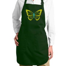 Load image into Gallery viewer, Butterfly  - Full Length Word Art Apron