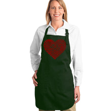 Load image into Gallery viewer, Country Music Heart - Full Length Word Art Apron