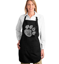Load image into Gallery viewer, Cat Paw -  Full Length Word Art Apron