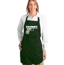 Load image into Gallery viewer, Out of My cold Dead Hands Gun -  Full Length Word Art Apron