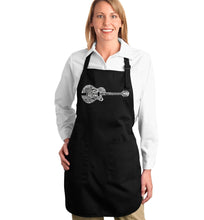 Load image into Gallery viewer, Country Guitar - Full Length Word Art Apron