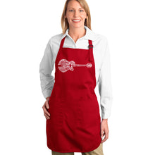 Load image into Gallery viewer, Country Guitar - Full Length Word Art Apron