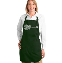 Load image into Gallery viewer, Country Guitar - Full Length Word Art Apron