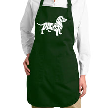 Load image into Gallery viewer, Dachshund  - Full Length Word Art Apron