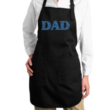 Load image into Gallery viewer, Dad - Full Length Word Art Apron