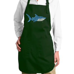 Daddy Shark - Full Length Word Art Apron