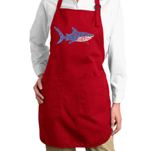 Load image into Gallery viewer, Daddy Shark - Full Length Word Art Apron