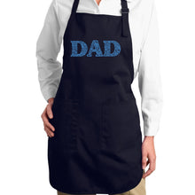 Load image into Gallery viewer, Dad - Full Length Word Art Apron