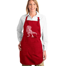 Load image into Gallery viewer, Dino Pics - Full Length Word Art Apron
