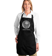 Load image into Gallery viewer, Disco Ball - Full Length Word Art Apron