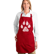 Load image into Gallery viewer, Dog Mom - Full Length Word Art Apron