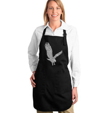Load image into Gallery viewer, Eagle - Full Length Word Art Apron