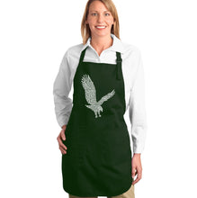 Load image into Gallery viewer, Eagle - Full Length Word Art Apron