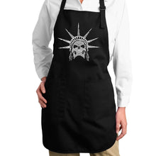 Load image into Gallery viewer, Freedom Skull  - Full Length Word Art Apron