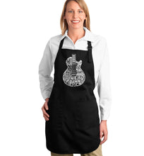 Load image into Gallery viewer, Rock Guitar - Full Length Word Art Apron