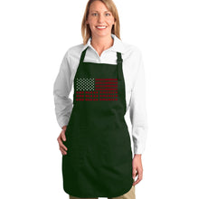 Load image into Gallery viewer, God Bless America - Full Length Word Art Apron