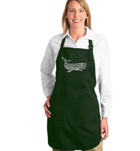 Load image into Gallery viewer, Humpback Whale - Full Length Word Art Apron