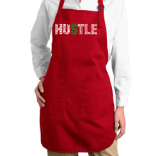 Load image into Gallery viewer, Hustle  - Full Length Word Art Apron