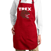 Load image into Gallery viewer, T-Rex Head  - Full Length Word Art Apron