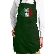 Load image into Gallery viewer, Latina Lips  - Full Length Word Art Apron