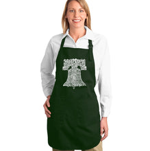 Load image into Gallery viewer, Liberty Bell -  Full Length Word Art Apron