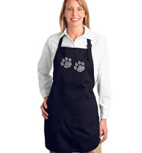 Load image into Gallery viewer, Meow Cat Prints - Full Length Word Art Apron