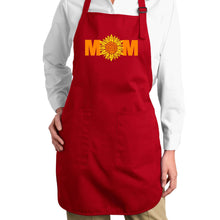 Load image into Gallery viewer, Mom Sunflower  - Full Length Word Art Apron