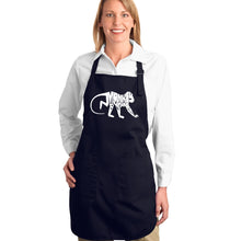 Load image into Gallery viewer, Monkey Business - Full Length Word Art Apron