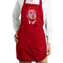 Load image into Gallery viewer, Elon Musk  - Full Length Word Art Apron