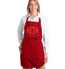 Load image into Gallery viewer, Namaste - Full Length Word Art Apron