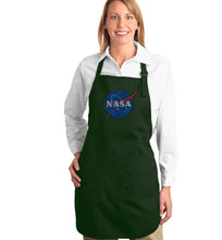 Load image into Gallery viewer, NASA&#39;s Most Notable Missions - Full Length Word Art Apron