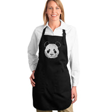 Load image into Gallery viewer, Panda - Full Length Word Art Apron