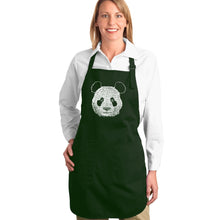 Load image into Gallery viewer, Panda - Full Length Word Art Apron