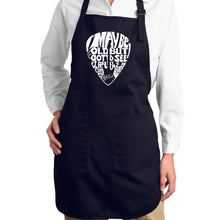 Load image into Gallery viewer, Guitar Pick  - Full Length Word Art Apron